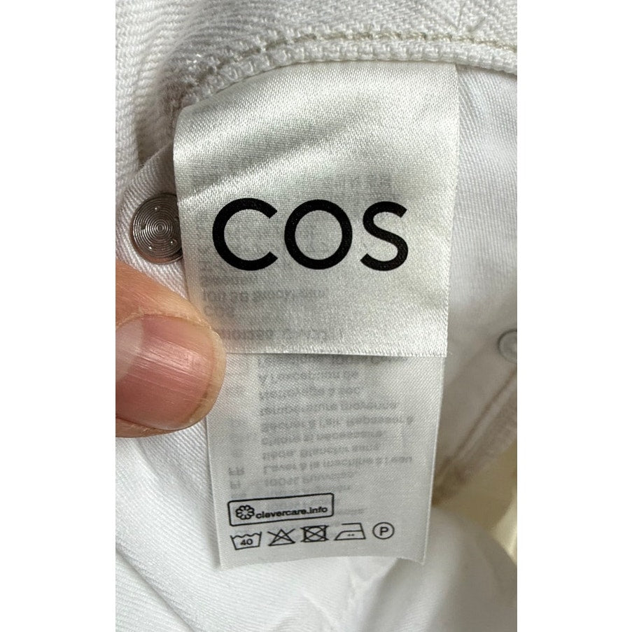 COS White Wide Leg Jeans | High Rise | Size 26 | EUC