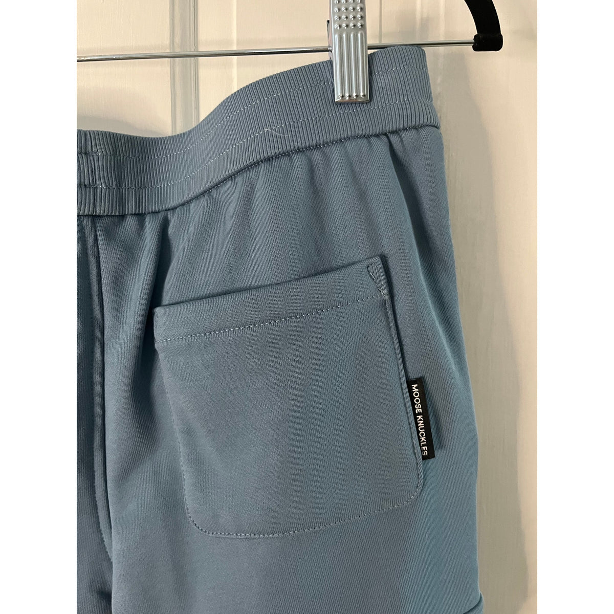 🔥 NWT Moose Knuckles Kids Hartsfield Cargo Joggers Sea Blue Sz L (12-14) Luxury