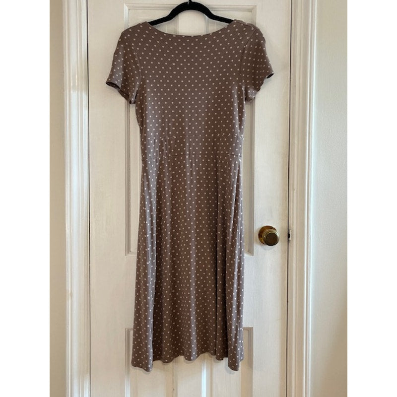 Boden Polka Dot Empire Waist Day Dress - US size 8