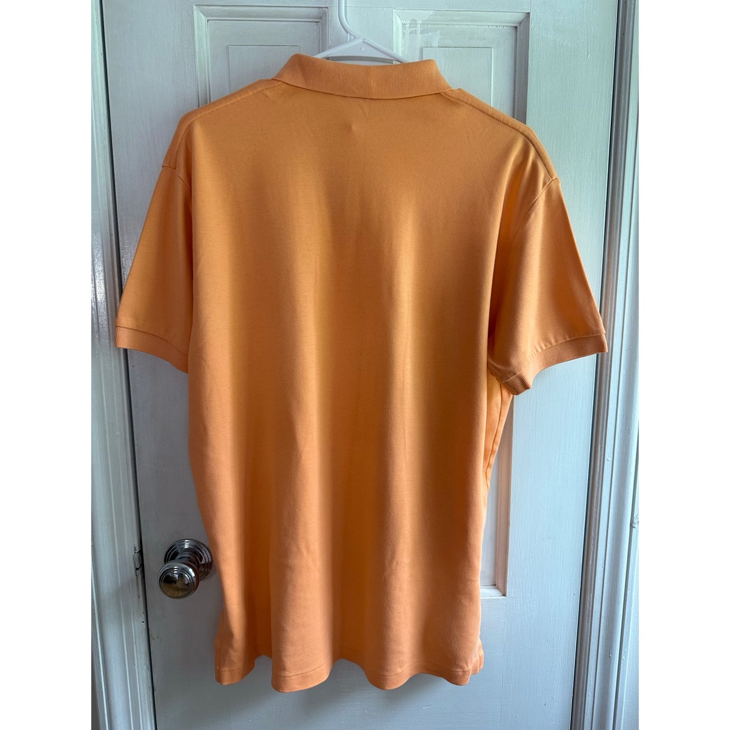 Vintage Polo Ralph Lauren Orange Polo Shirt Men's Blue Pony