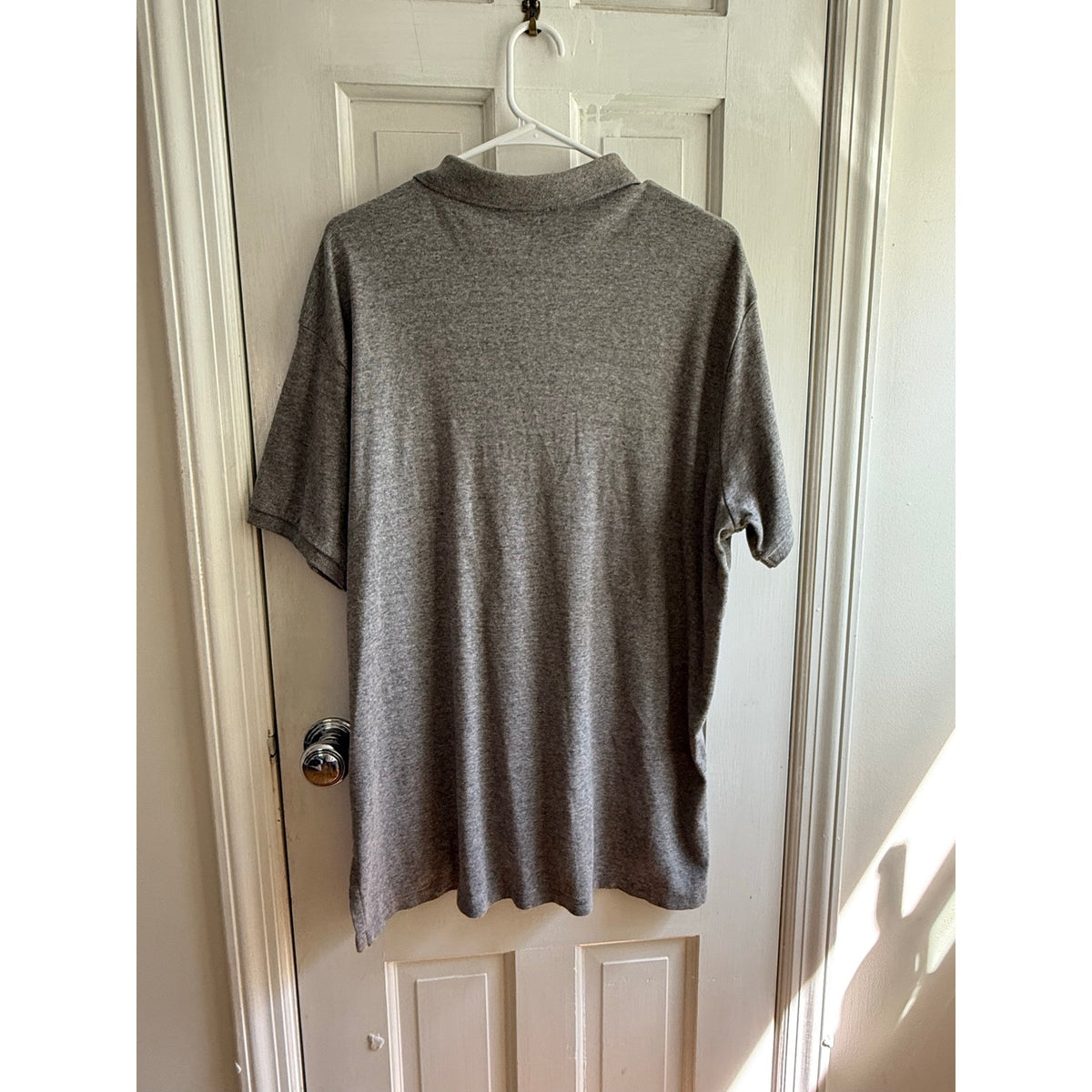 Polo Ralph Lauren Gray Polo Shirt Men's White Pony XL