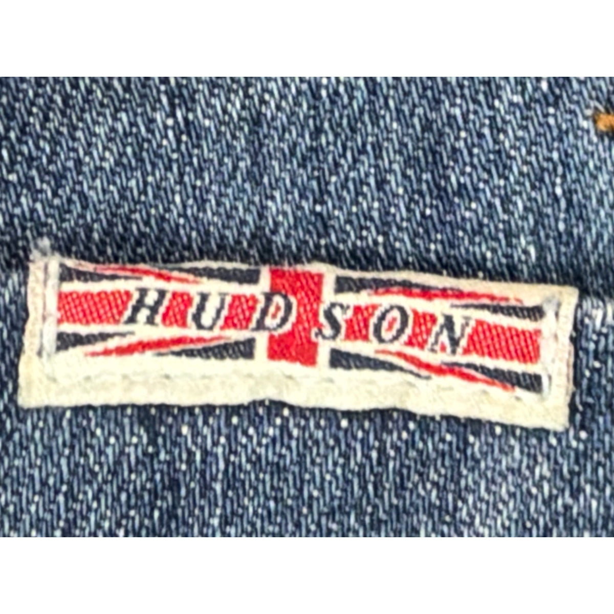 Hudson Size 38 Clifton Five Pocket Boot Cut Leg Light Wash Mens Jeans EUC