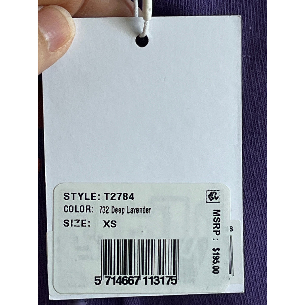 NWT GANNI Software Isoli Sweatpants XS Deep Lavender Red Stripe 💜❤️