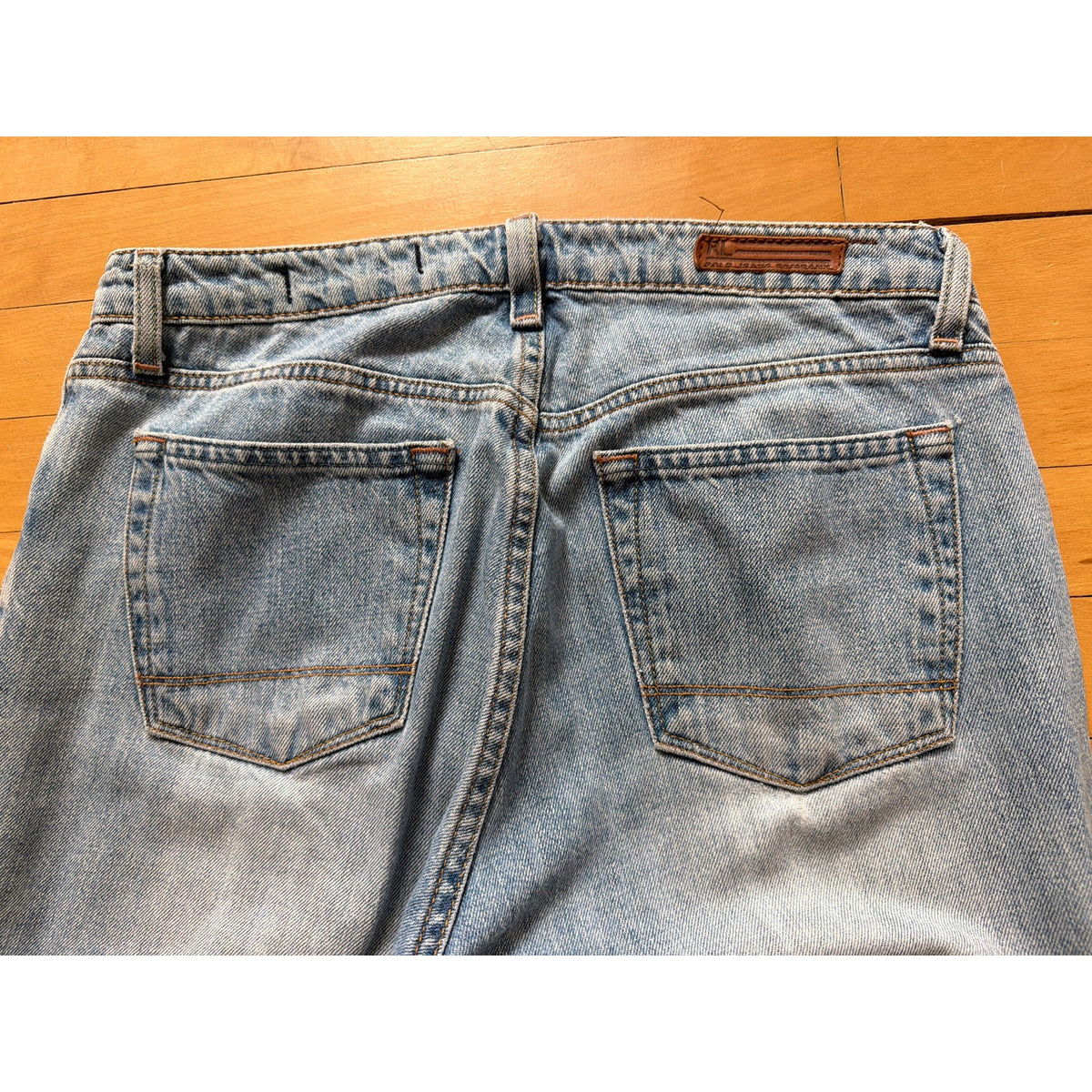 Vintage Polo Jeans Co Ralph Lauren 6L Light Wash Ripped Jeans
