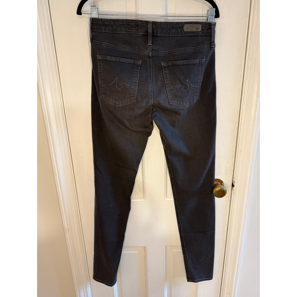 AG Black Farrah Skinny Jeans - High Rise - Size 28 Reg