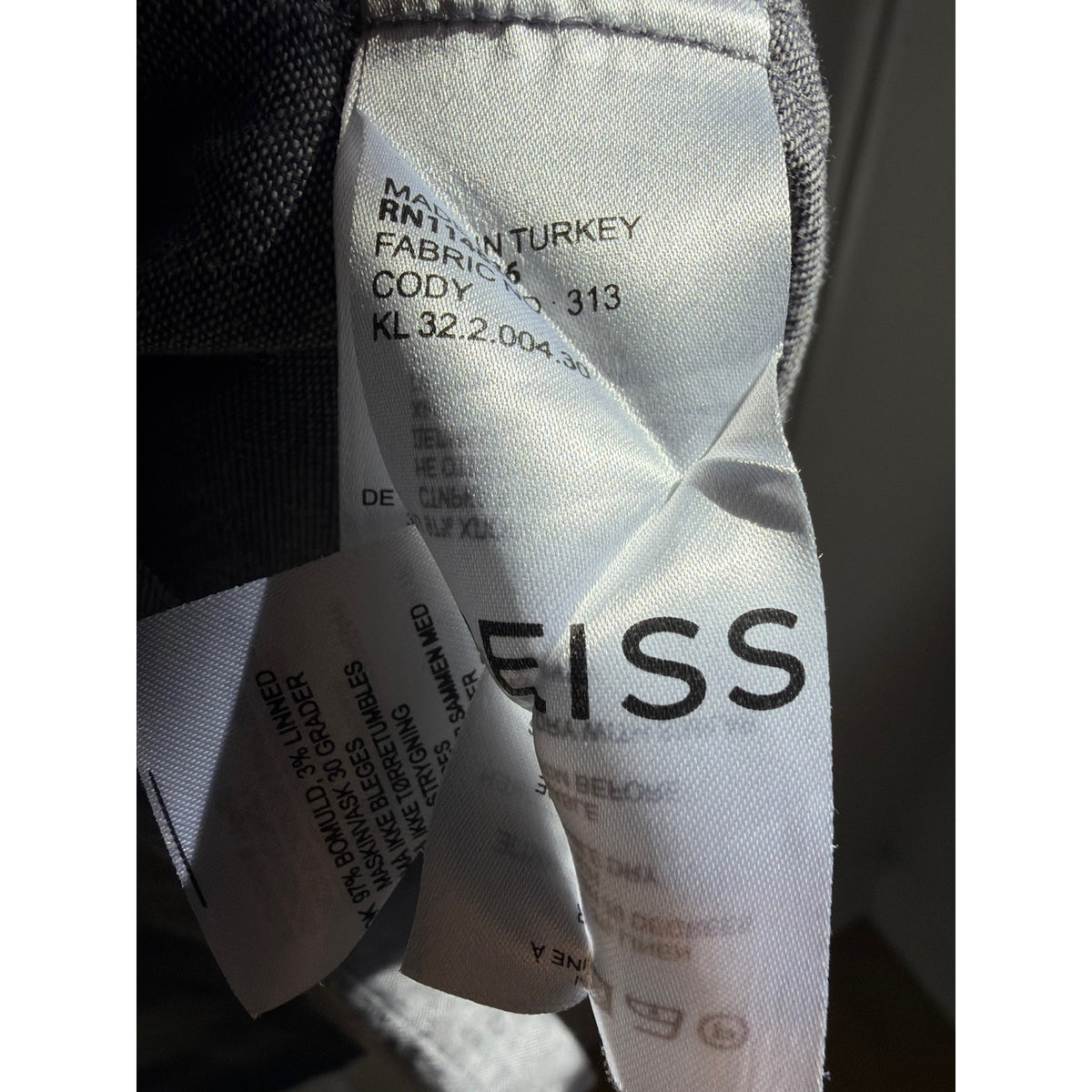 Reiss Men's Cody Slim Fit Cotton Linen Long Sleeve Shirt - Large, Gray