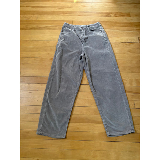 We The Free Size 26 Faded Brown Corduroy High Rise Pants