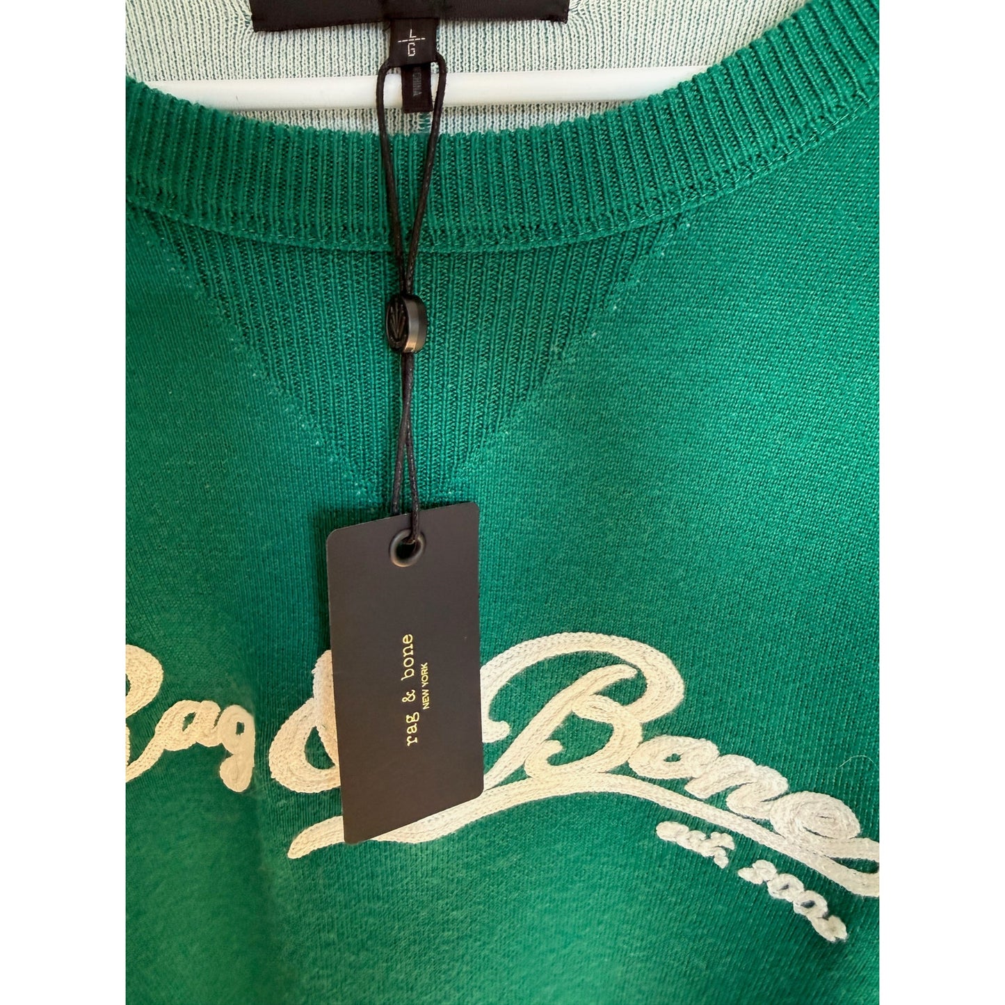 Rag and Bone Green Sweatshirt NWT - Large