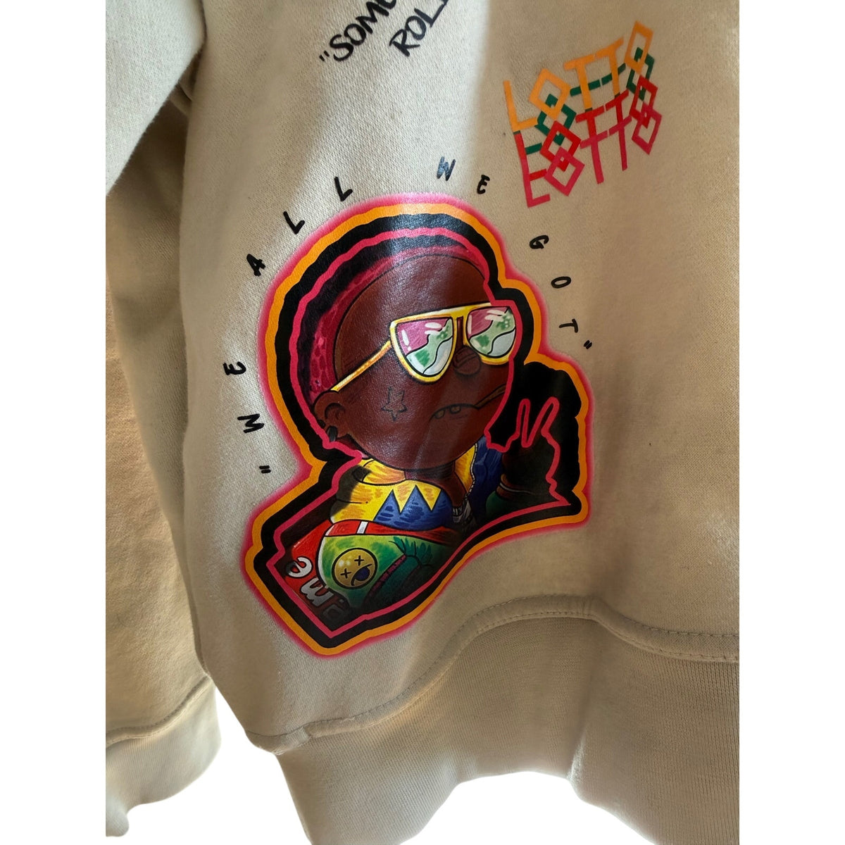 Vintage 1988 "Lotto Universe" World Tour Hoodie - Small