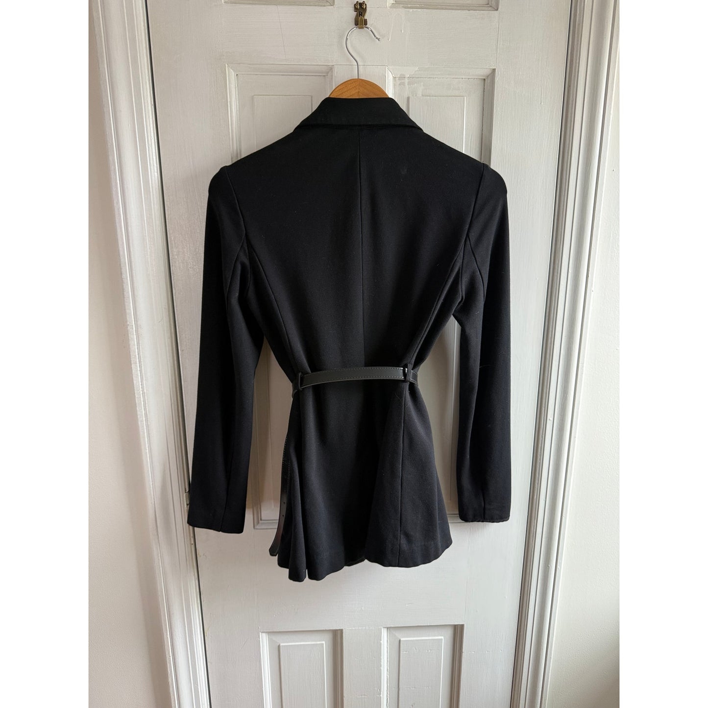 Club Monaco Black Belted Perfect Blazer - Women’s Size S/P - EUC