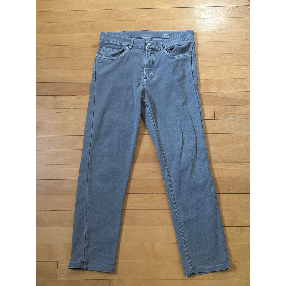 Faherty Grey Size 33 Men's Stretch Straight Leg Pants