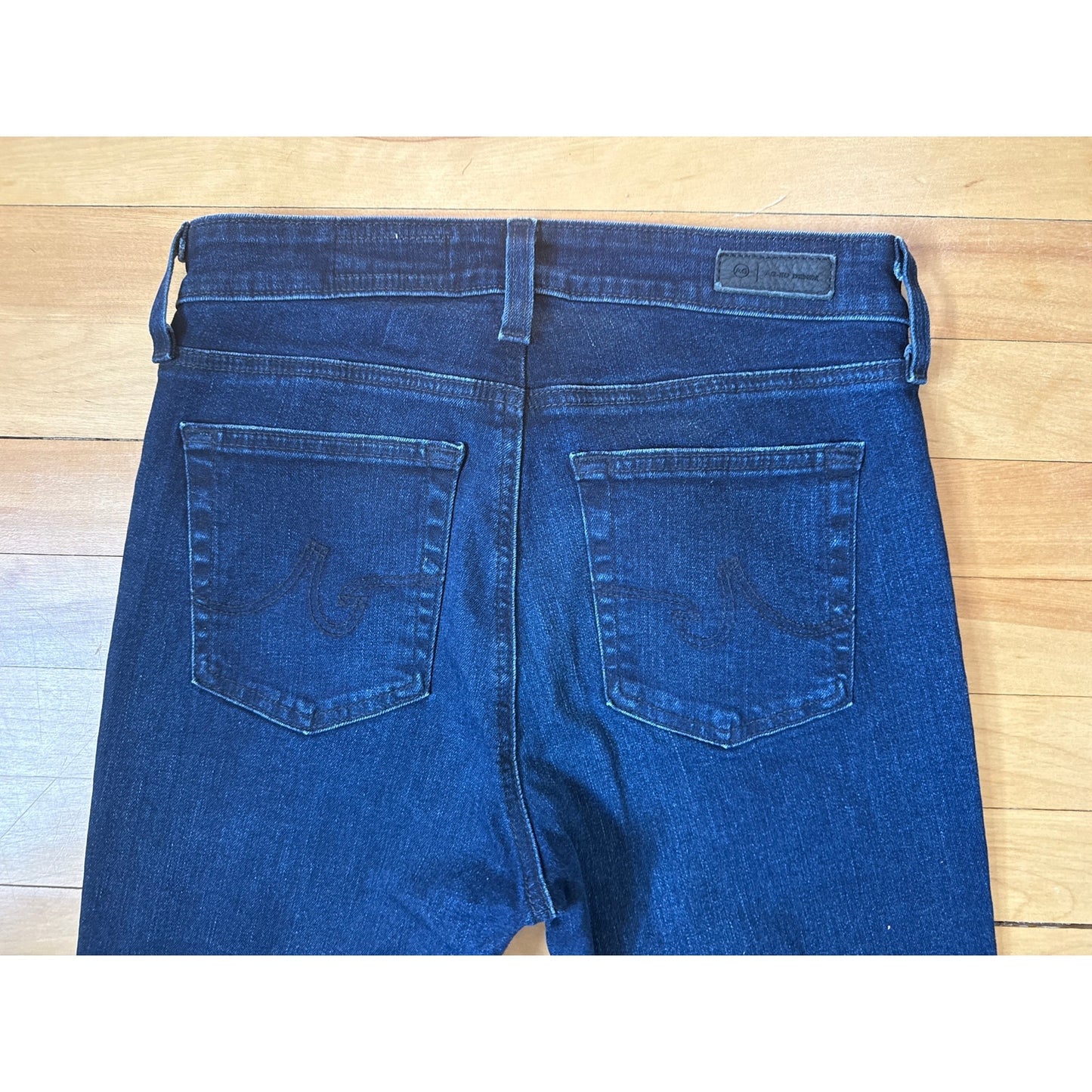AG Adriano Goldschmied Mari Jeans Size 27R Dark Wash Japanese AG-ED Denim EUC