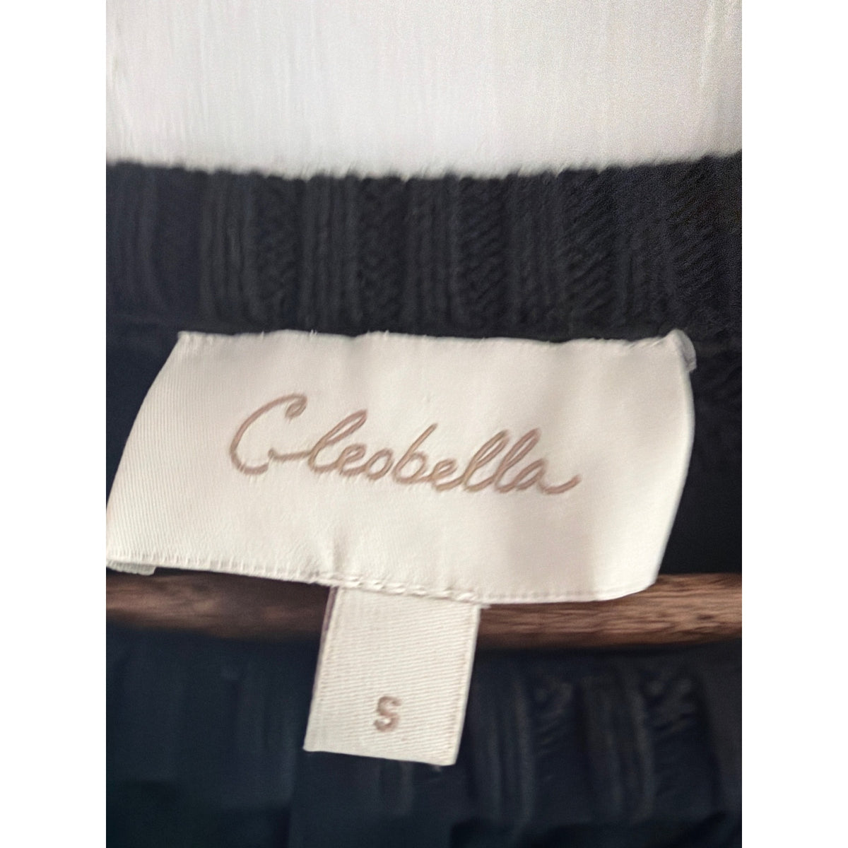 Cleobella Cable Knit Ruffle Sleeveless Sweater Vest - Small 