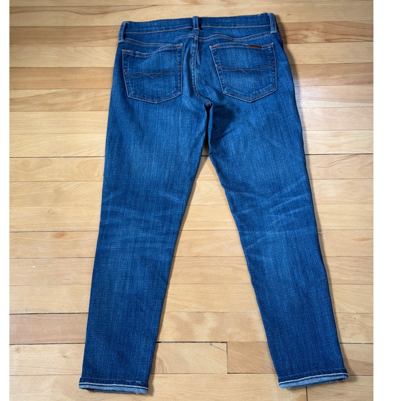 Polo Ralph Lauren Size 27  Tompkins Skinny Crop Low Rise Ripped Skinny   Jeans