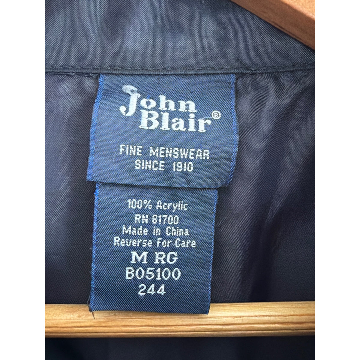 John Blair Vintage Green Plaid Flannel Shirt Jacket Lined Medium