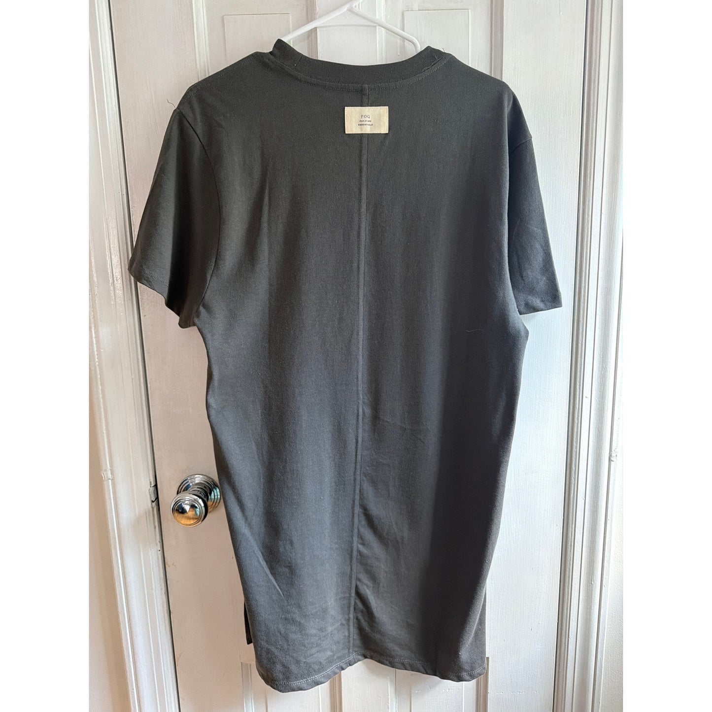 Fear of God Essentials Small Grey Short Sleeve T-Shirt