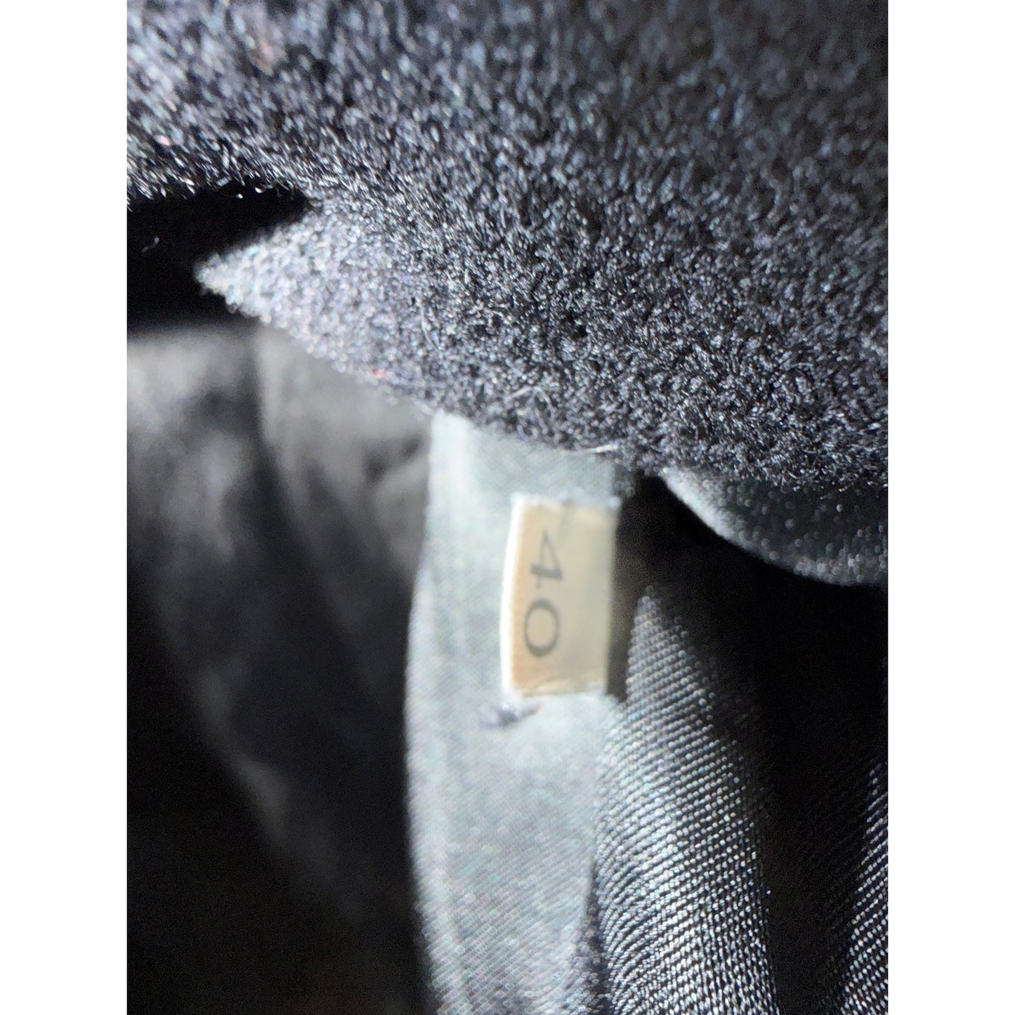 Vendere Size 40 Black Blazer With Belt