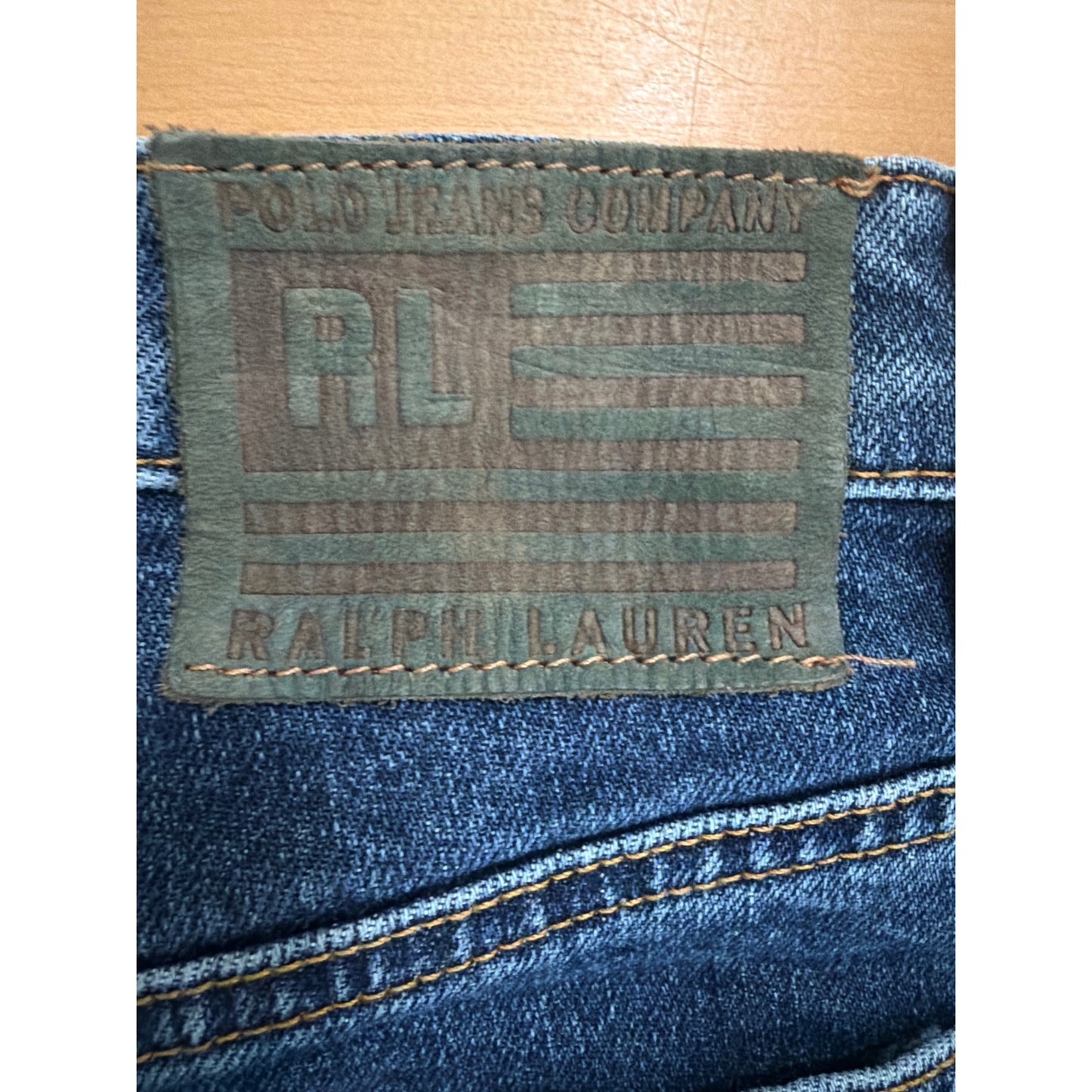 Ralph Lauren Size 10 Ankle Zip Capri Stretch Dark Wash Jean