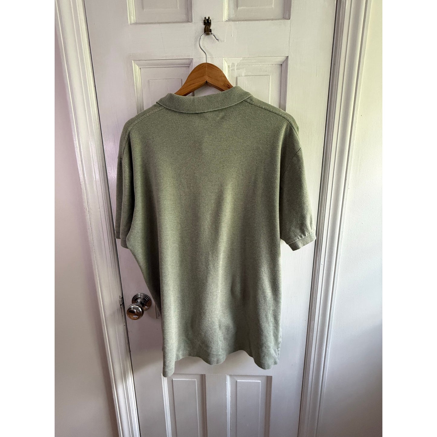 Vintage Polo Ralph Lauren Olive Polo Shirt Men's Red Pony Large
