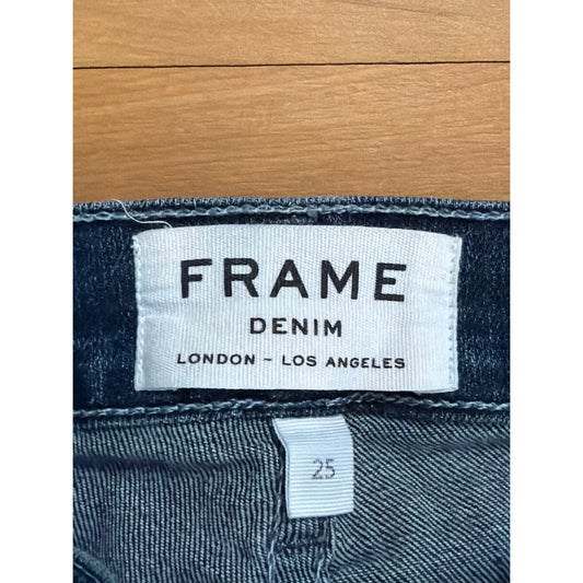Frame Size 25 Le Skinny de Jeanne Dark Wash Jean
