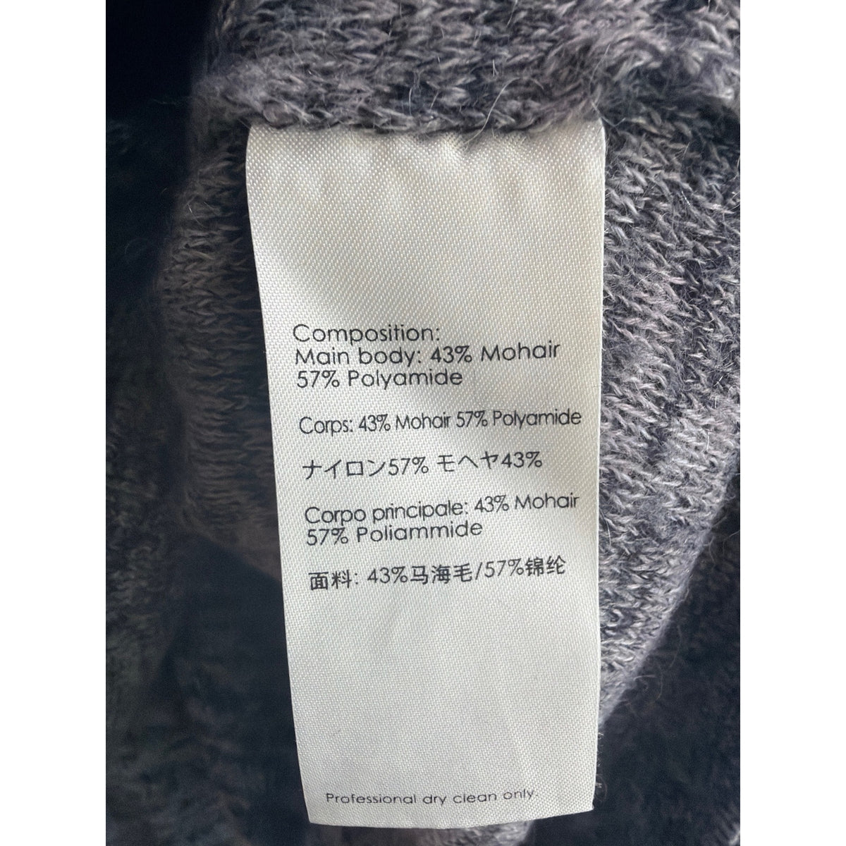 3.1 Phillip Lim Mohair-Blend Funnel Neck Sweater - Medium