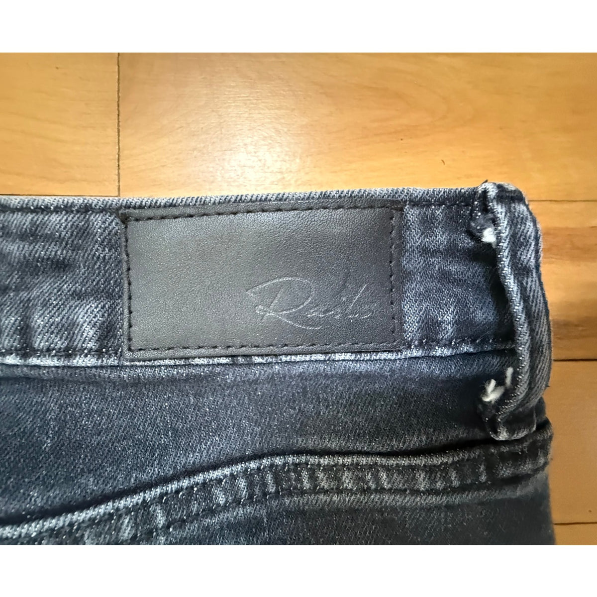 Rails Sunset Crop Slim Flare Jeans - Black Wash - Size 27 - EUC