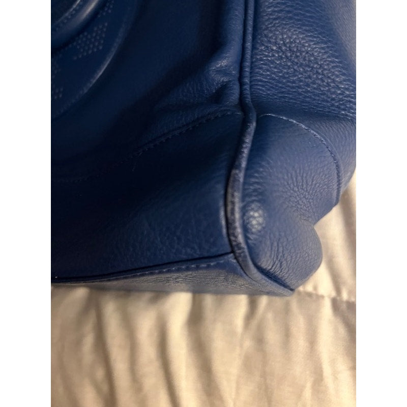 Tory Burch Blue Leather Tote