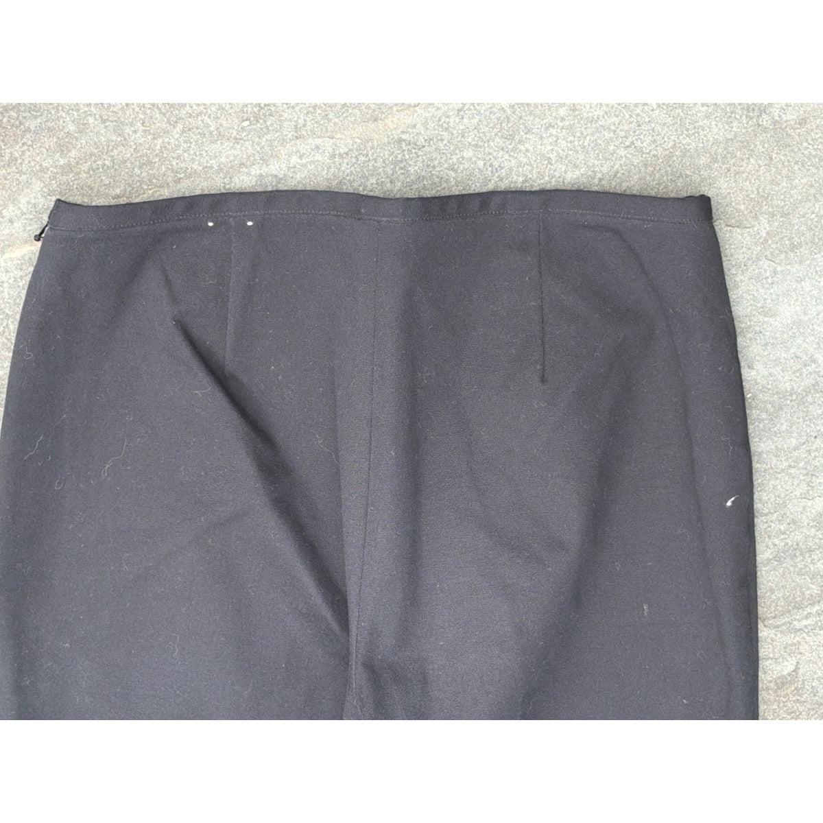 J.McLaughlin Side-Zip Ankle Pants Black Tailored Stretch Trousers Women's 4