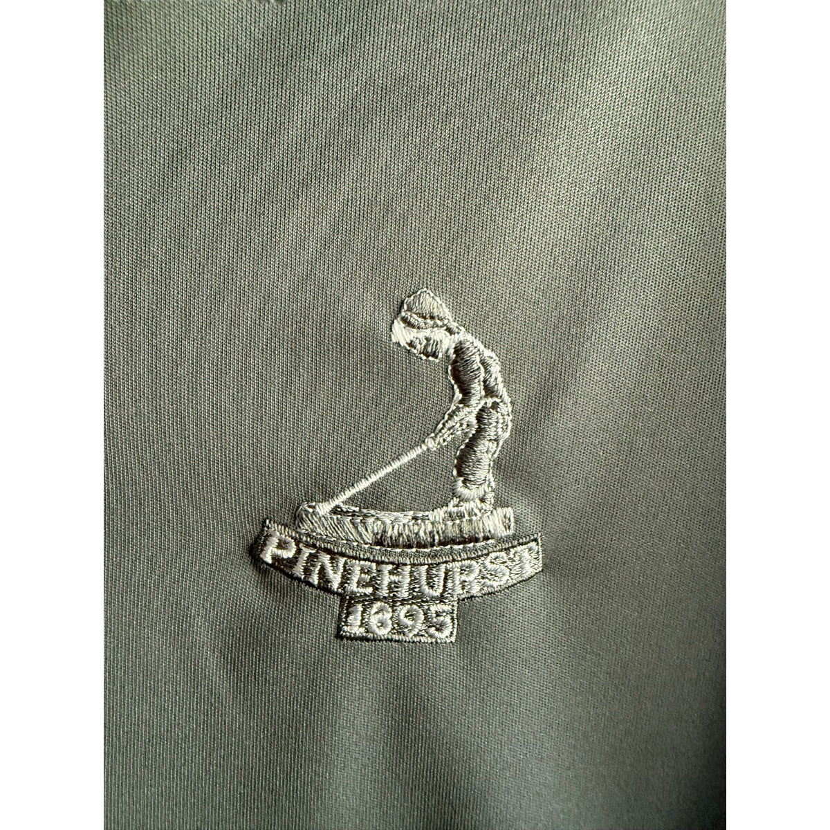 Official Adidas Pinehurst Gof Club NWT Polo Grey Large