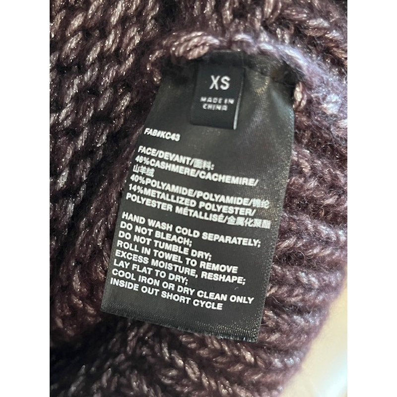 Lafayette 148 - Shimmer Knit Cashmere Turtleneck Sweater XS