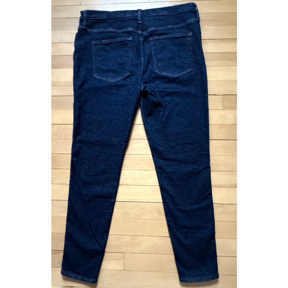 Madewell 10" High-Rise Skinny Jeans in Dark Wash - Size 33 - EUC