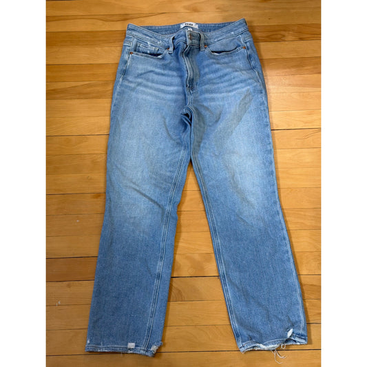 Paige Size 30 Cindy Style Light Wash Ripped Midrise Jean