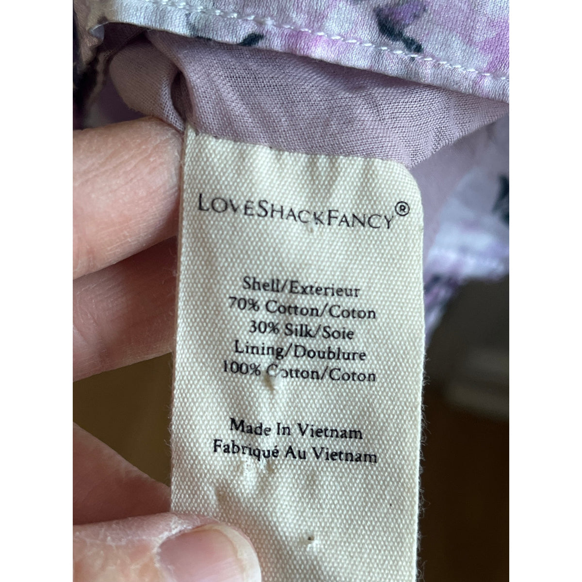 LoveShackFancy Higgins Dress 🌸 Sandy Pink Shores Silk Blend Mini Size 8