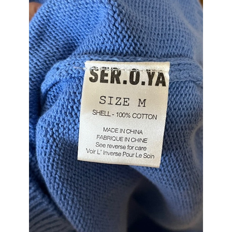 NWT Ser.O.Ya Isla Knit Dress - Marina, Peacock Blue - Size Medium
