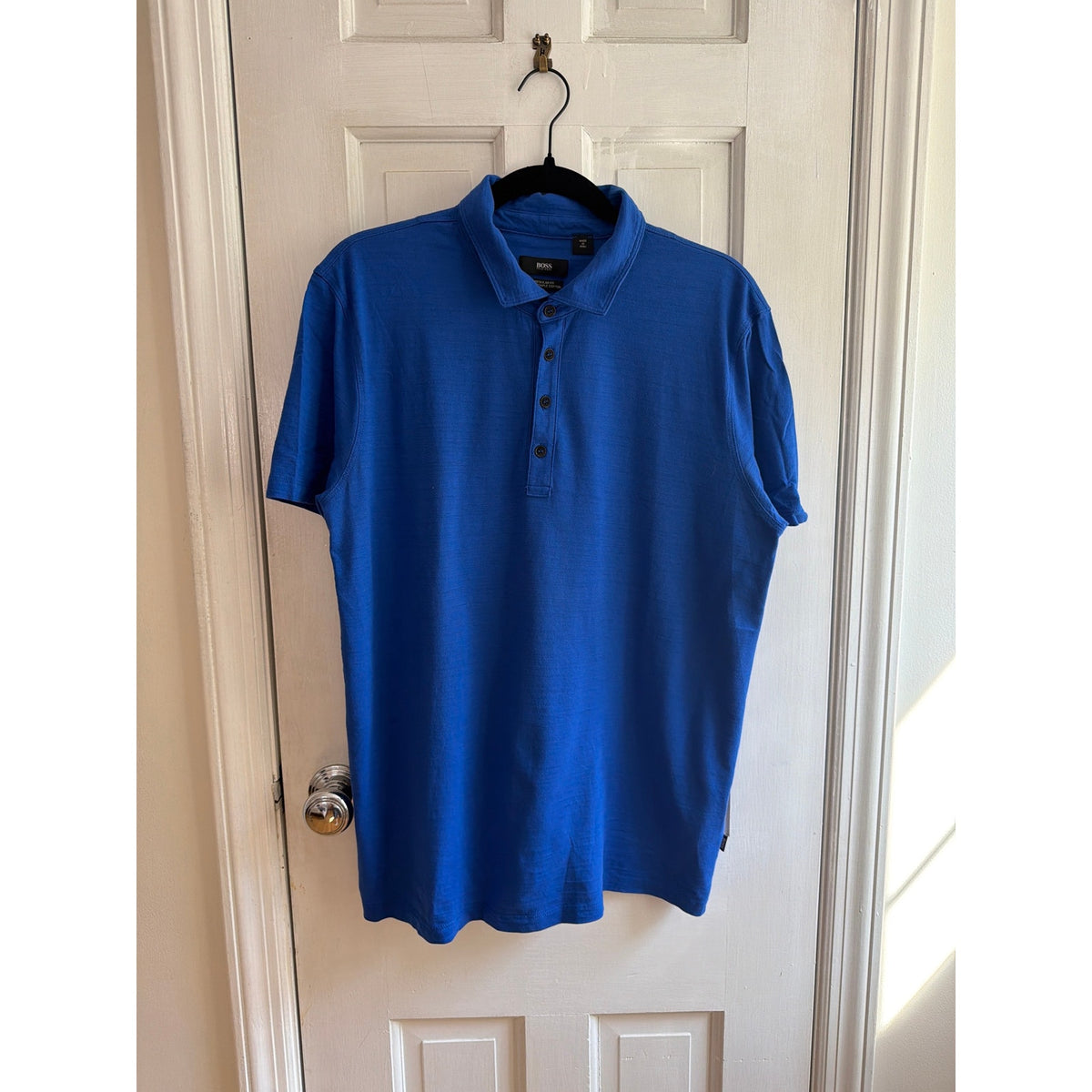 Boss by Hugo Boss Blue Polo Shirt Men's Size Extra Large