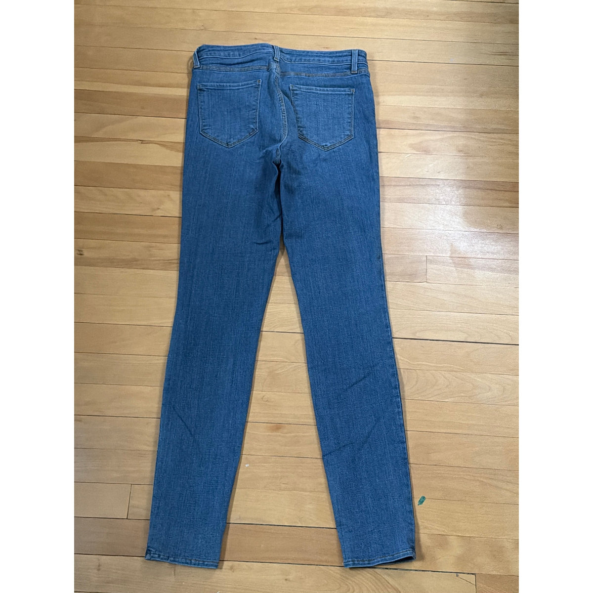 👖 L'Agence Sada High Rise Cropped Slim Jeans Summit Blue Wash Size 30