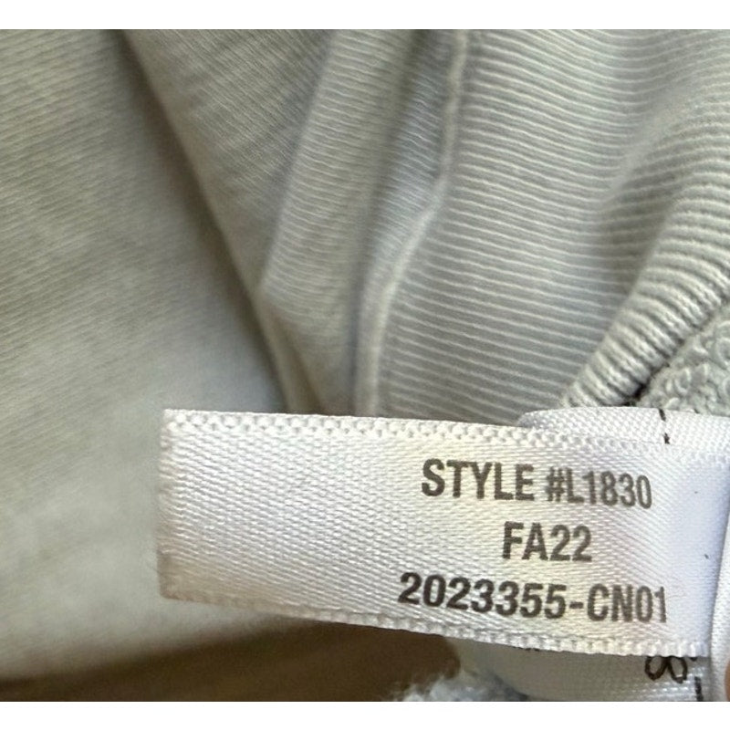 Madewell Tie Dye Pullover Hoodie Size Medium Gray White Cotton Sweatshirt FA22