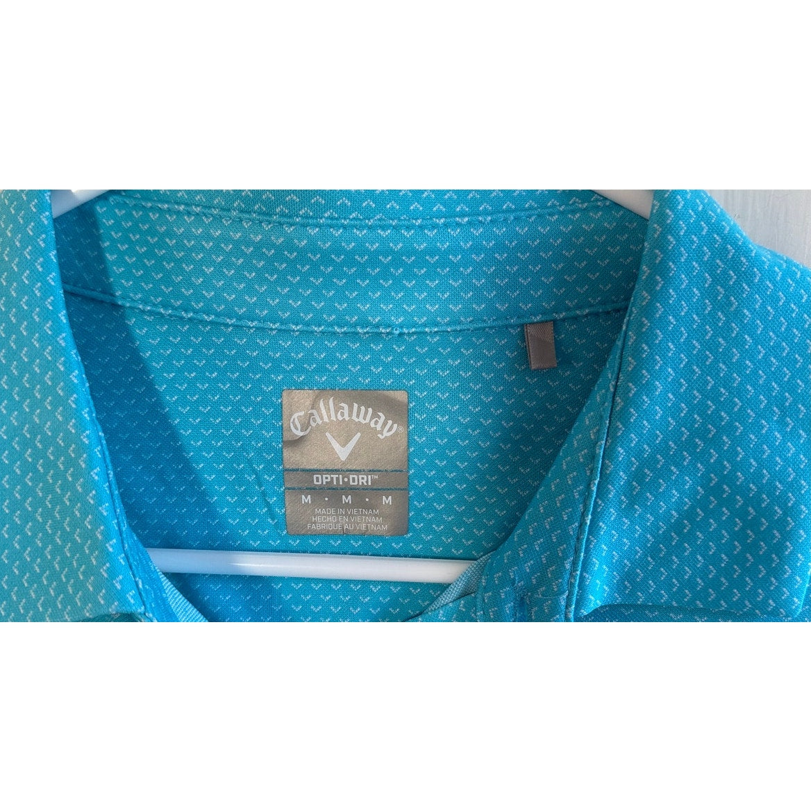Callaway Men's Heather Geo Print Golf Polo Men's Medium