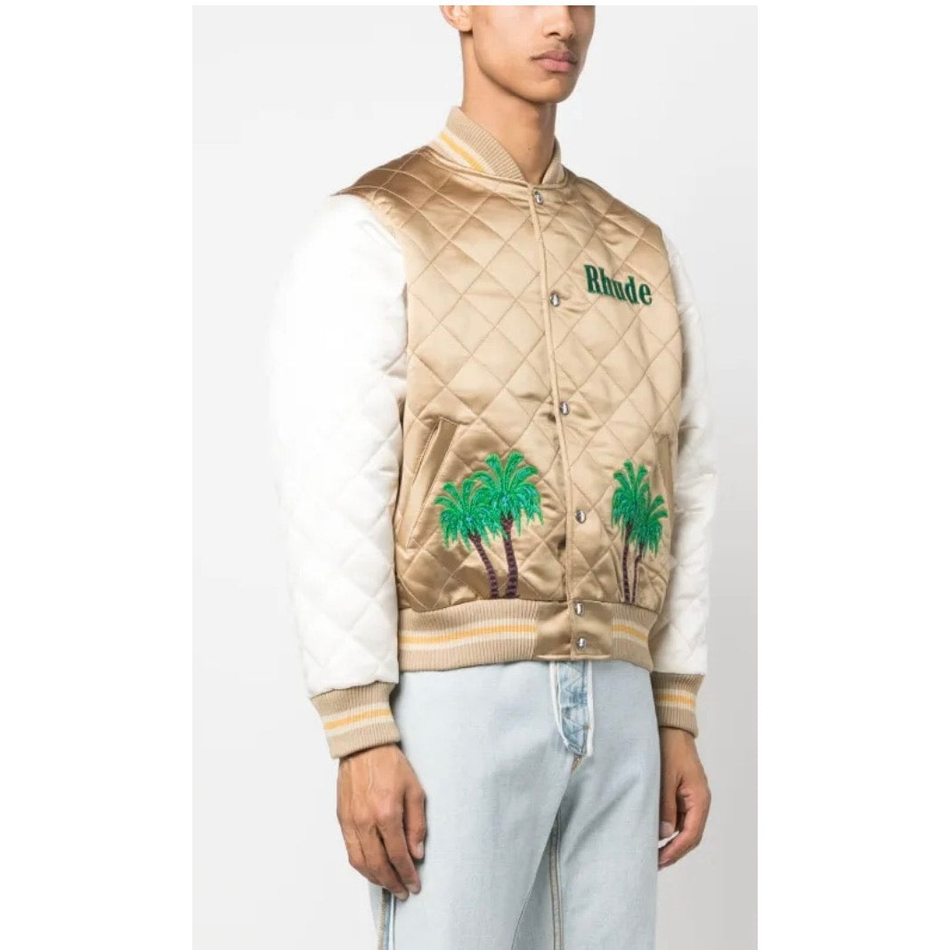 Rhude Bomber Jacket Port de Gustavis - Large NWT