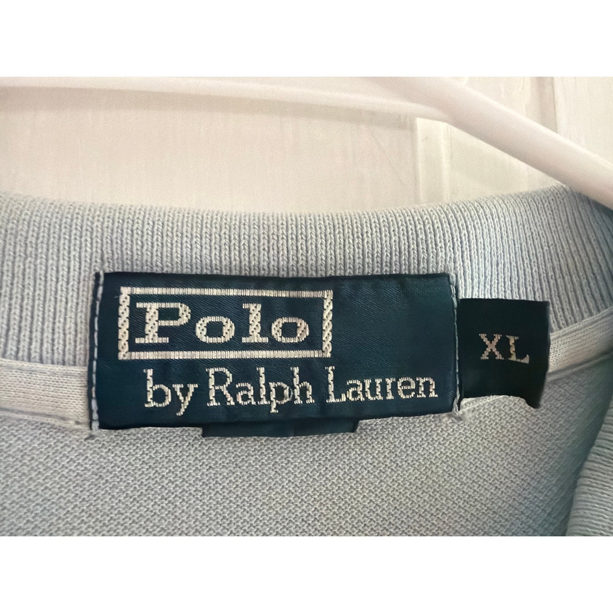Polo Ralph Lauren Polo Blue Shirt Men's Orange Pony XL