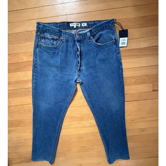 RE/DONE Levi's Low Slung Straight Jeans - Indigo Wash - Size 32 - NWT