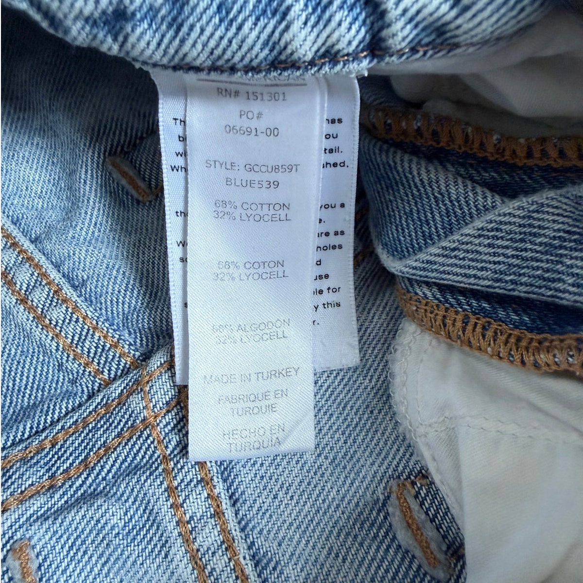 Good American Good Classic Distressed Cropped Jeans 4/27 EUC