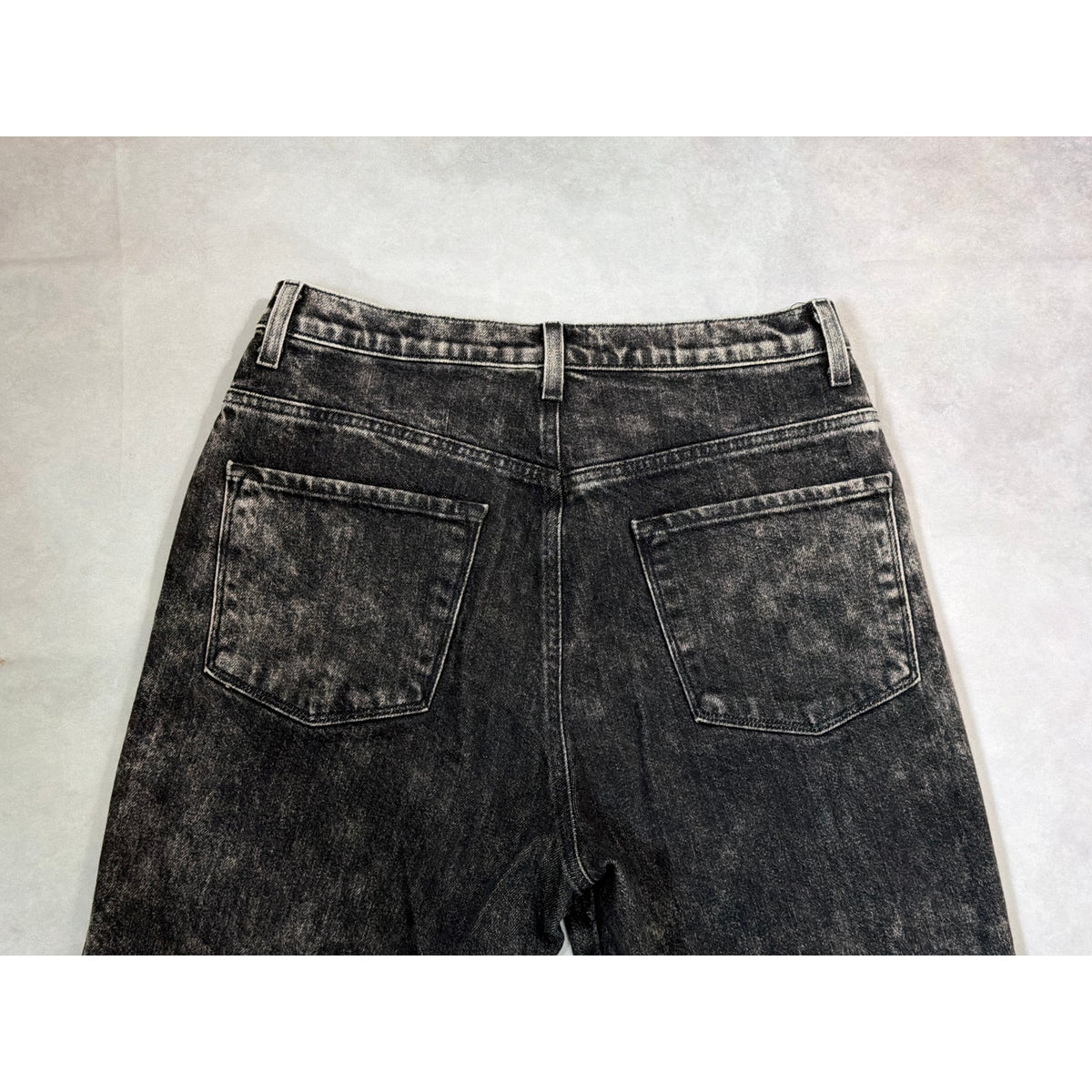 J Brand Heather High Rise Slim Fit Jeans Black Faded Gray 30