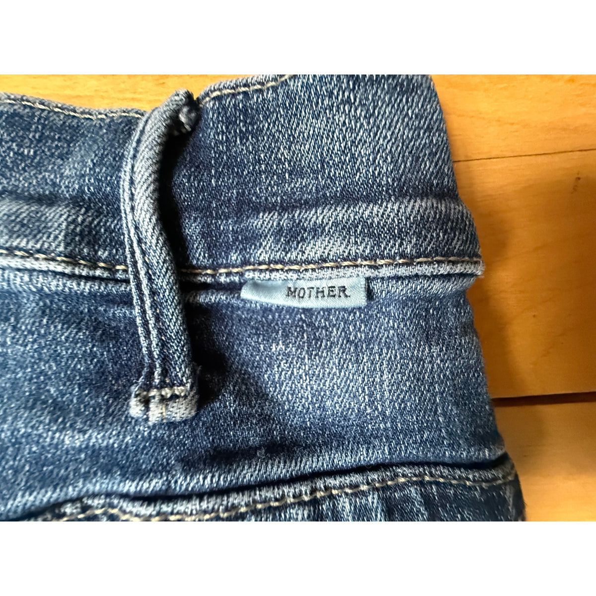 MOTHER The Hustler Ankle Fray High Rise Flare Jeans Size 31 EUC