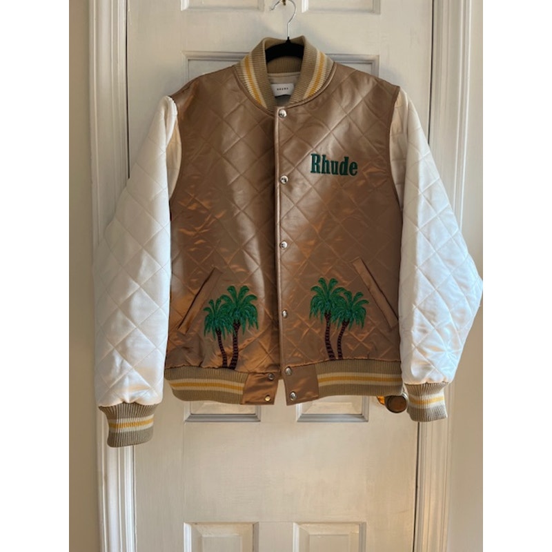 Rhude Bomber Jacket Port de Gustavis - Large NWT