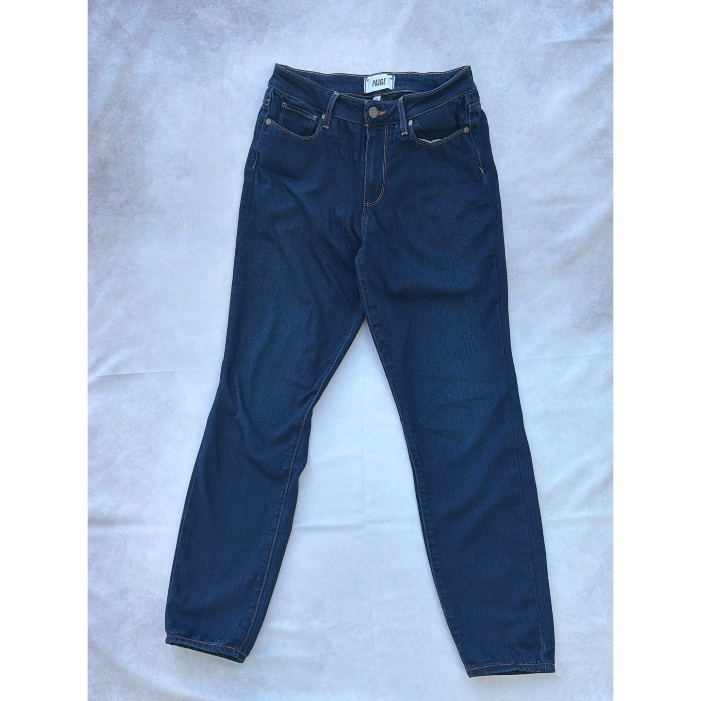 Paige Size 28 Hoxton Ankle Style Dark Wash Slim Fit Jegging