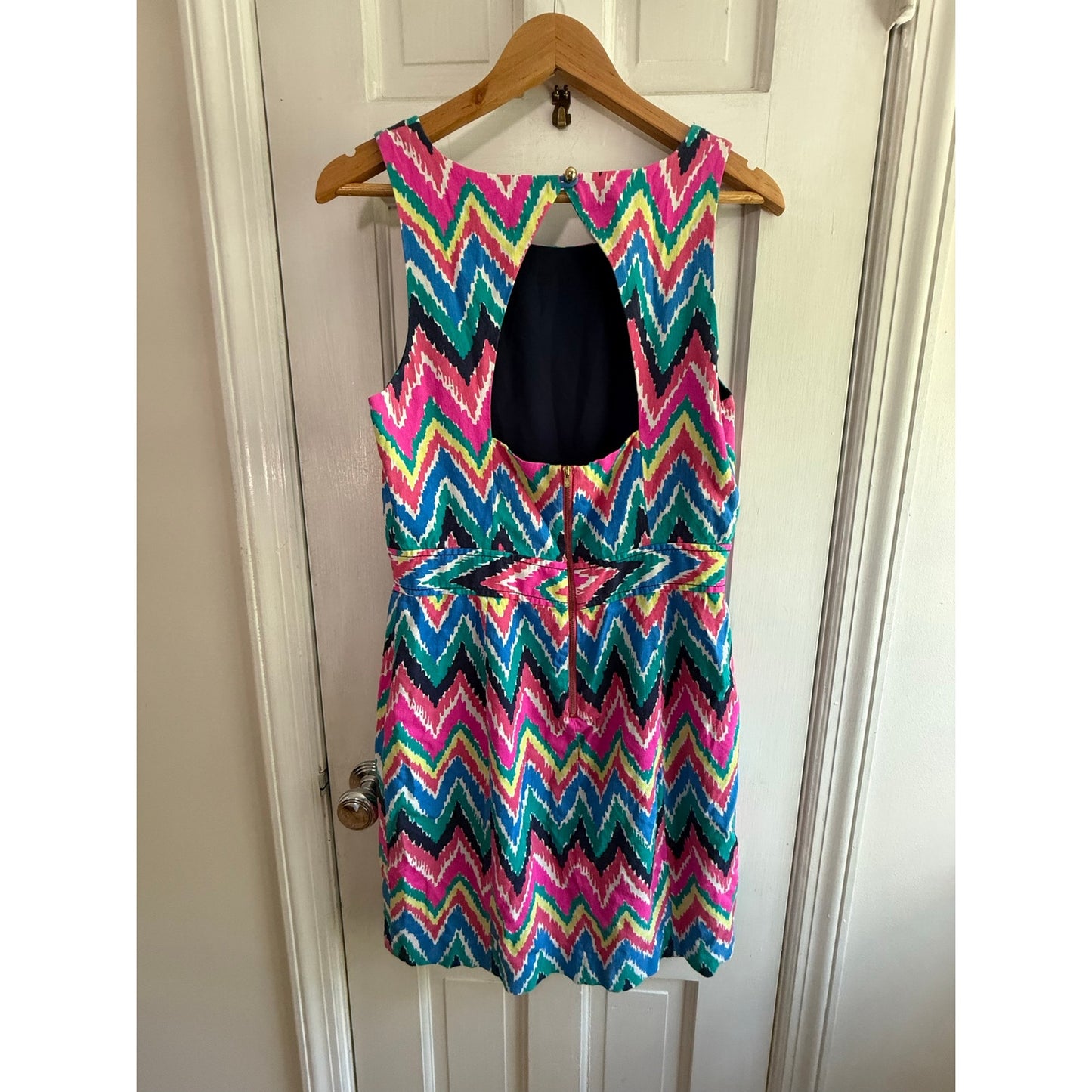 Lilly Pulitzer Dress Womens Size 12 Multicolor Floral Shift Casual Summer