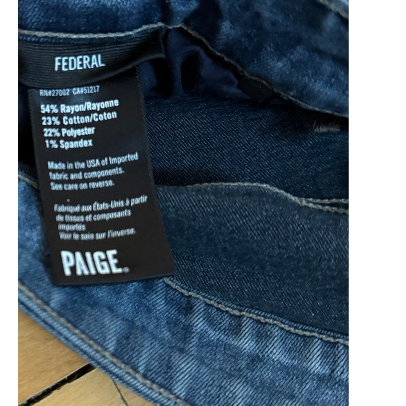 Paige Women's Blue Jeans Size 33