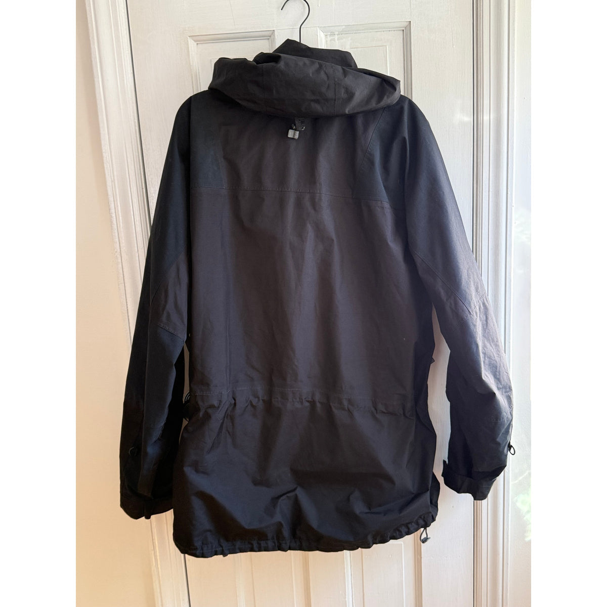 The North Face GORE-TEX Mountain Jacket Black Hooded Vents Men's XL EUC