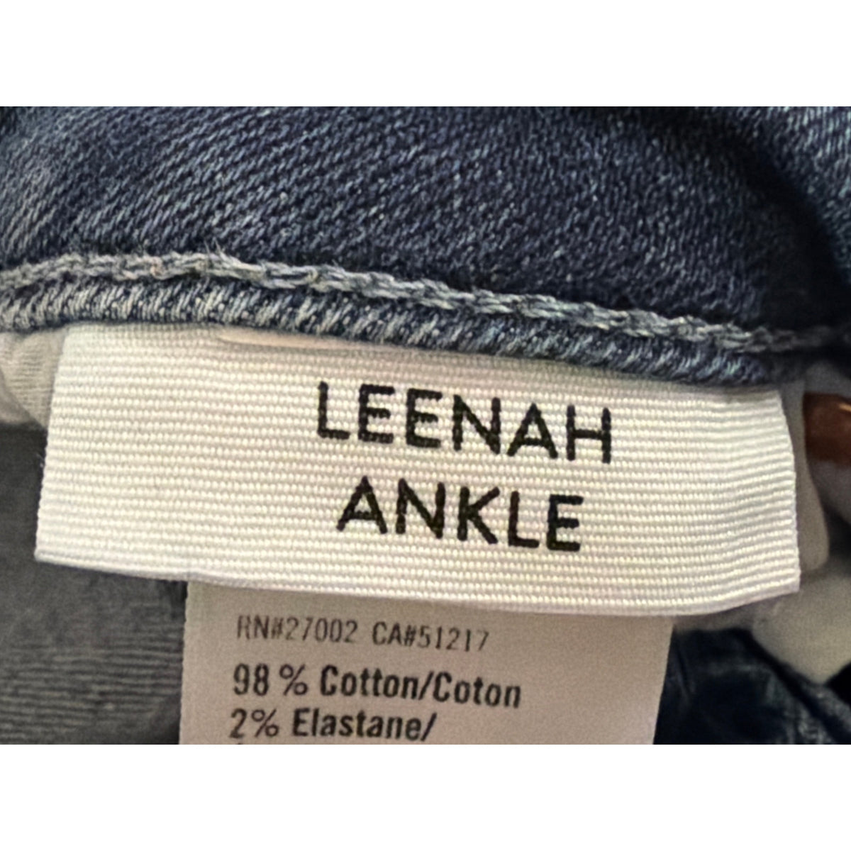 PAIGE Leenah Ankle Distressed Ripped Hem Mid Rise WIDE Leg Jeans Size 29